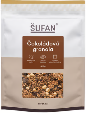 Čokoládová granola 420g Šufan